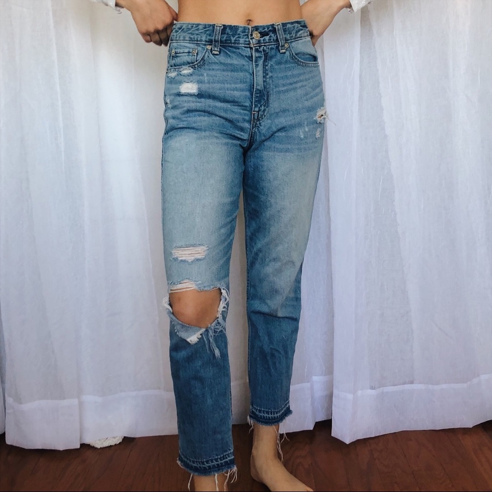 Abercrombie girlfriend jeans